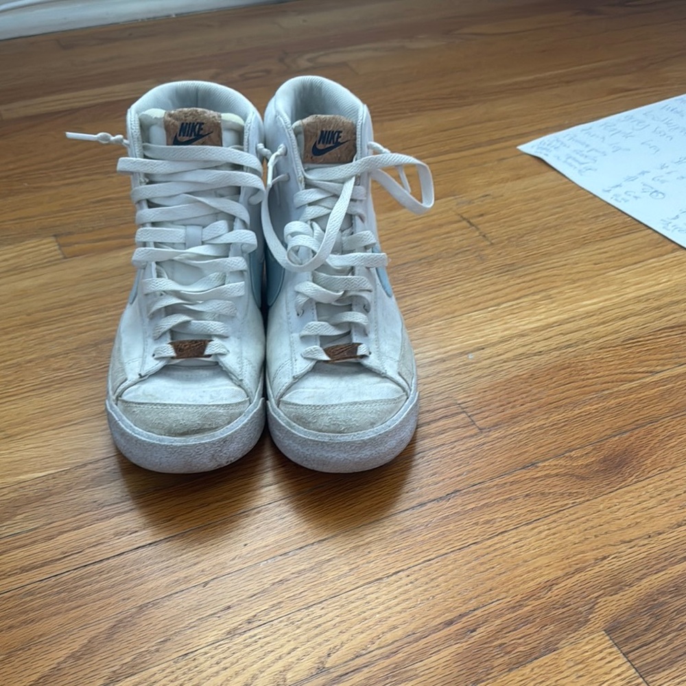 Nike White High-Top Sneakers